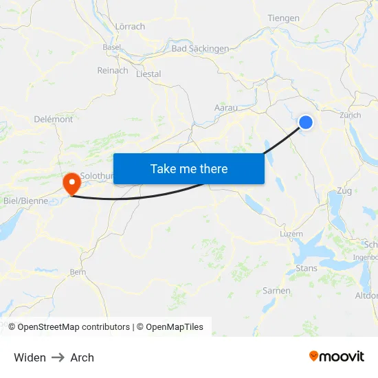 Widen to Arch map