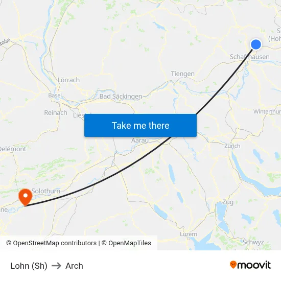 Lohn (Sh) to Arch map