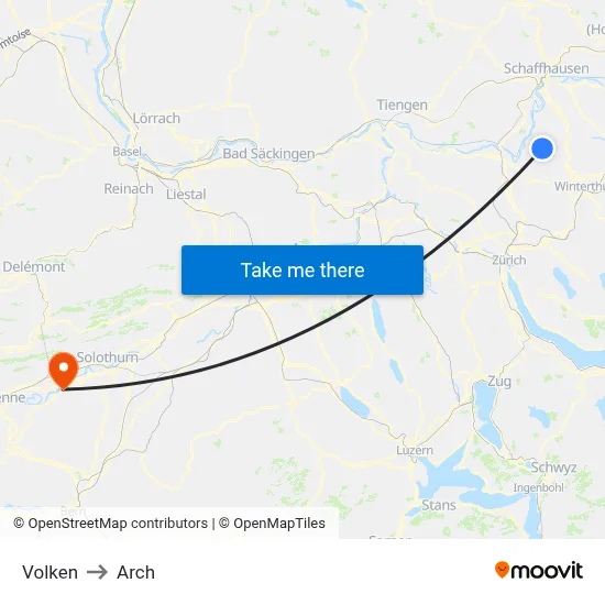 Volken to Arch map