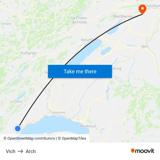 Vich to Arch map