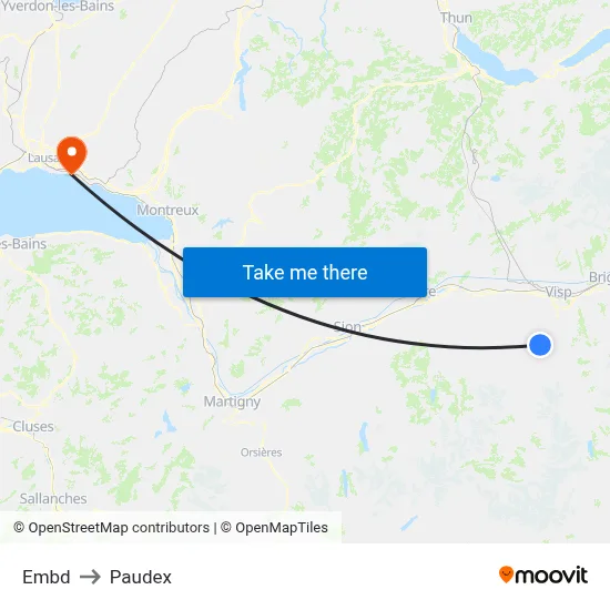 Embd to Paudex map