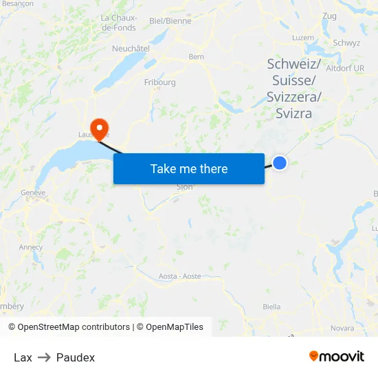 Lax to Paudex map