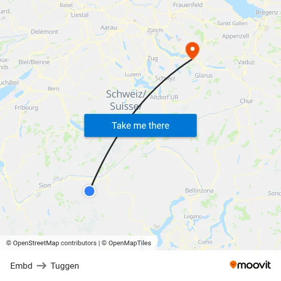 Embd to Tuggen map