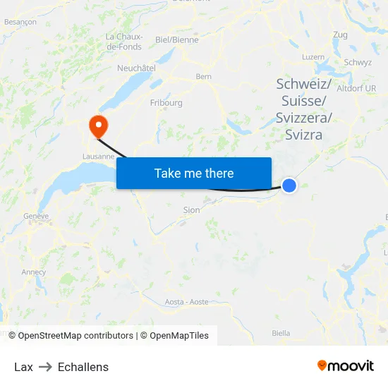Lax to Echallens map