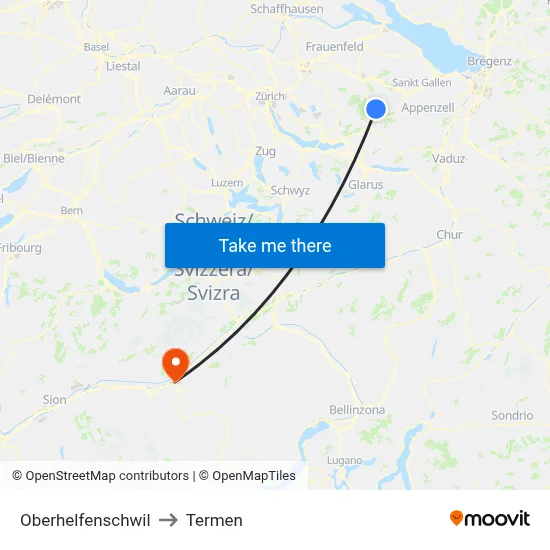 Oberhelfenschwil to Termen map