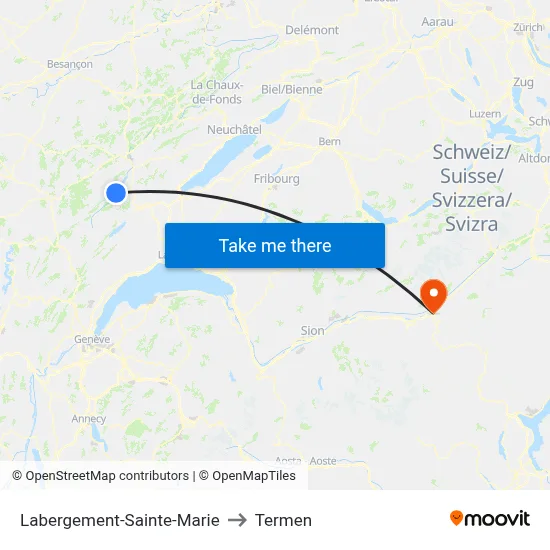 Labergement-Sainte-Marie to Termen map