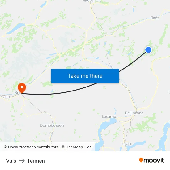 Vals to Termen map