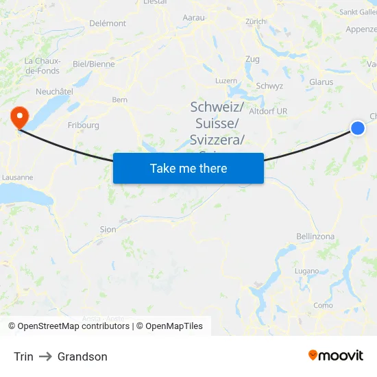 Trin to Grandson map
