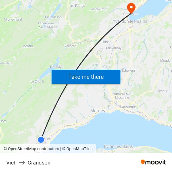 Vich to Grandson map