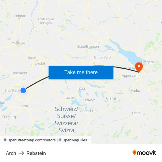 Arch to Rebstein map