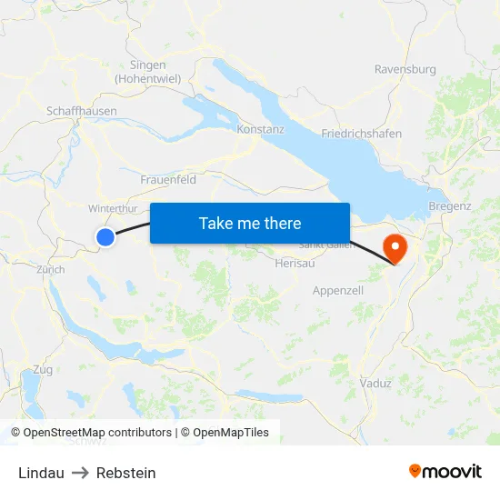 Lindau to Rebstein map