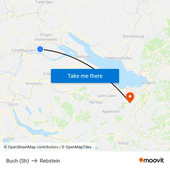Buch (Sh) to Rebstein map