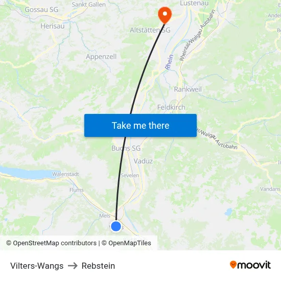 Vilters-Wangs to Rebstein map
