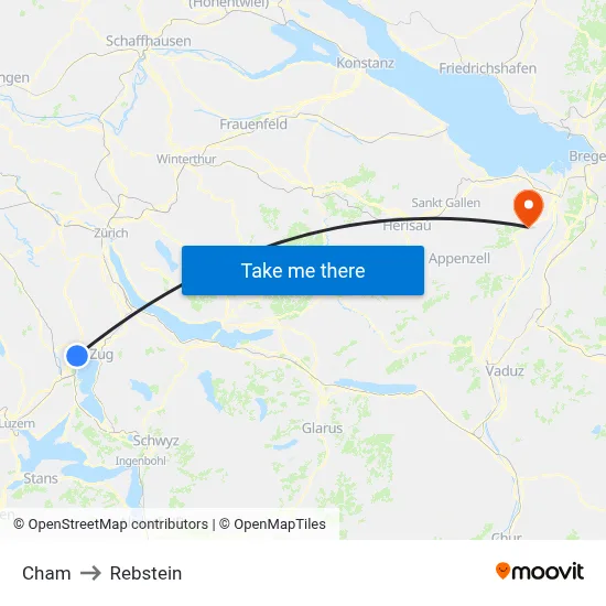 Cham to Rebstein map