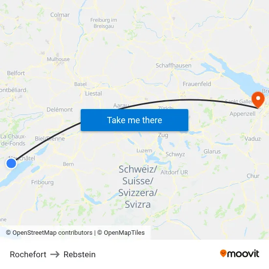 Rochefort to Rebstein map