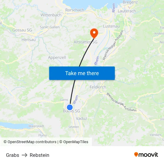 Grabs to Rebstein map