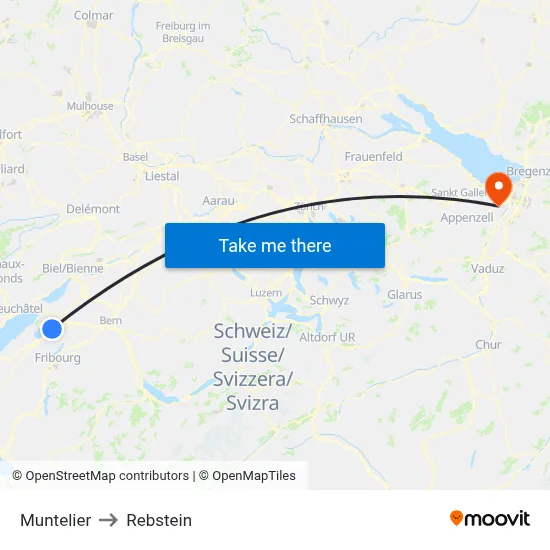 Muntelier to Rebstein map