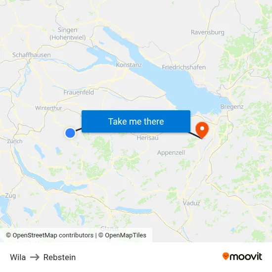 Wila to Rebstein map