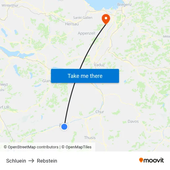 Schluein to Rebstein map