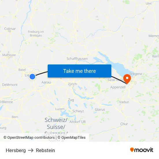 Hersberg to Rebstein map