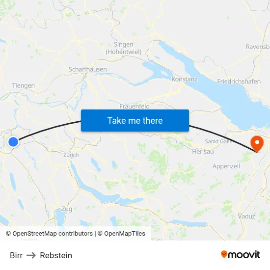Birr to Rebstein map