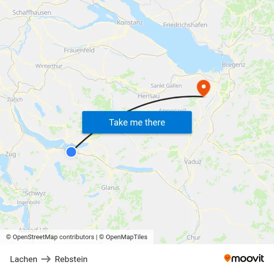 Lachen to Rebstein map