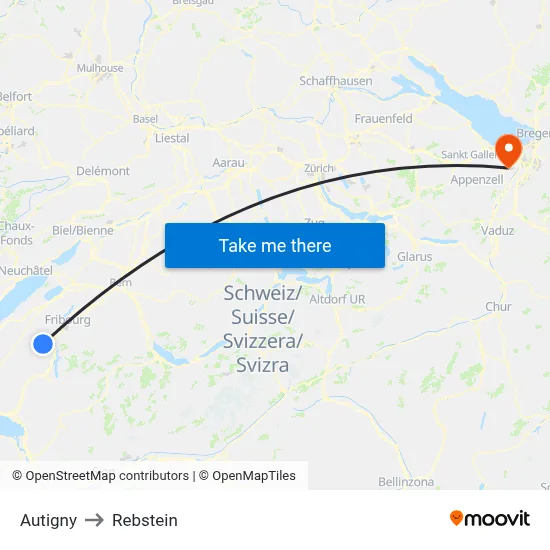Autigny to Rebstein map