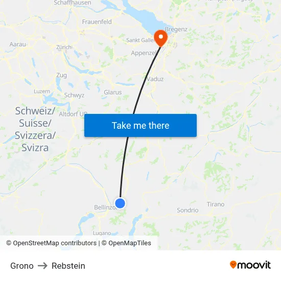 Grono to Rebstein map
