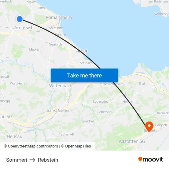 Sommeri to Rebstein map