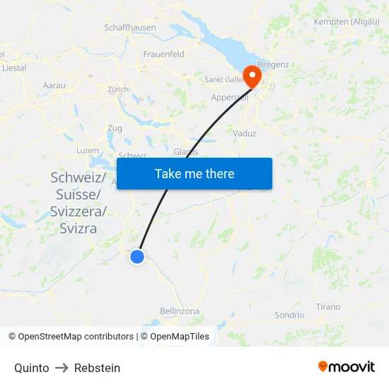 Quinto to Rebstein map