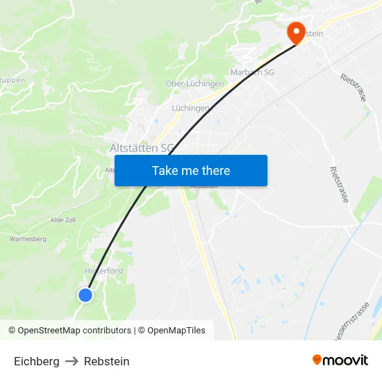 Eichberg to Rebstein map