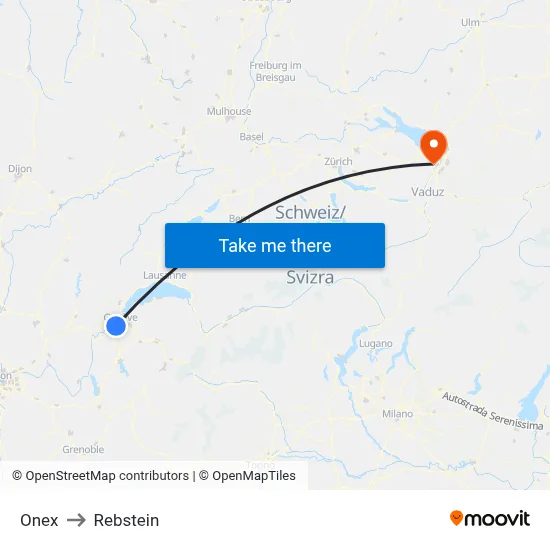 Onex to Rebstein map