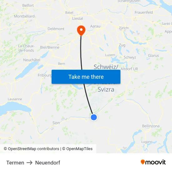 Termen to Neuendorf map