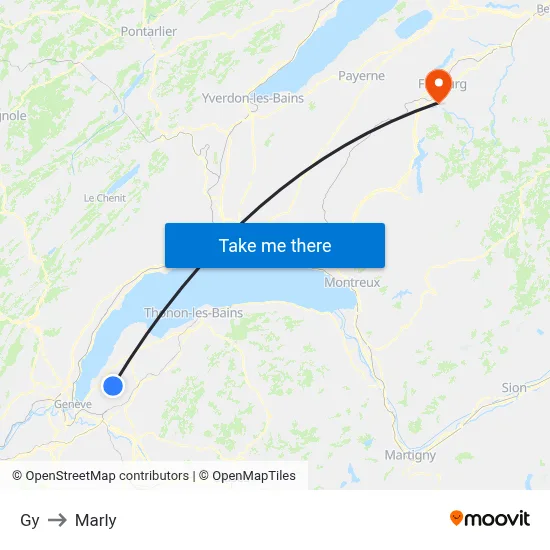 Gy to Marly map