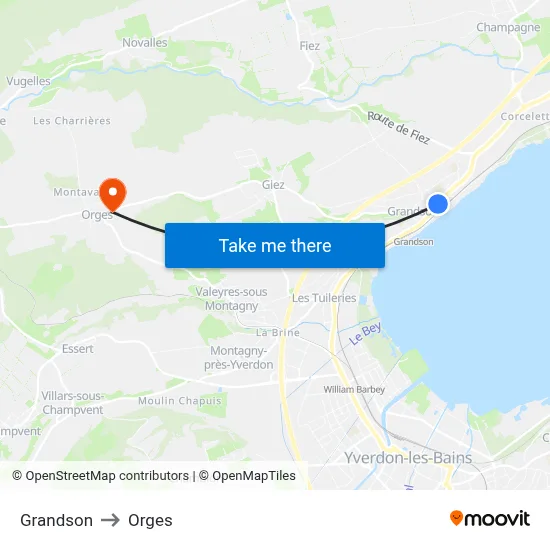 Grandson to Orges map