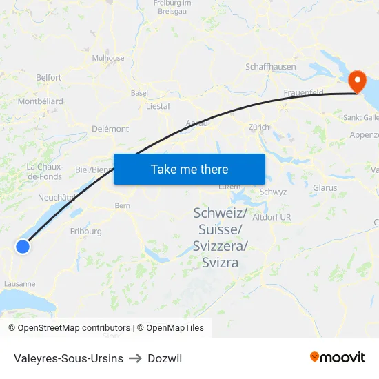 Valeyres-Sous-Ursins to Dozwil map