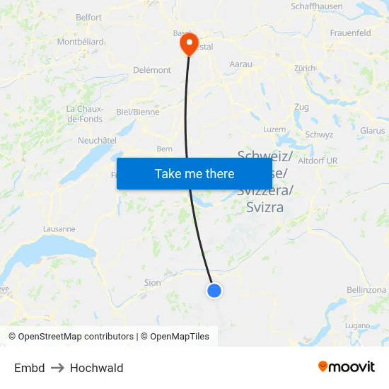 Embd to Hochwald map