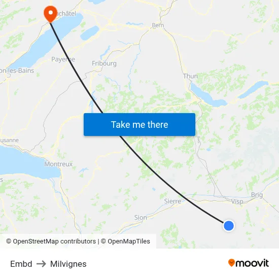 Embd to Milvignes map