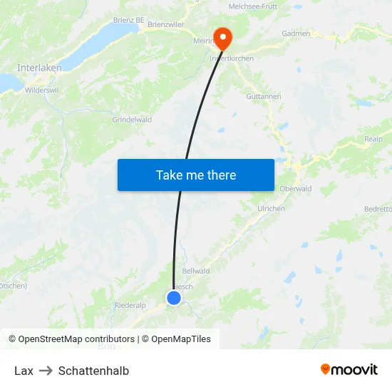 Lax to Schattenhalb map