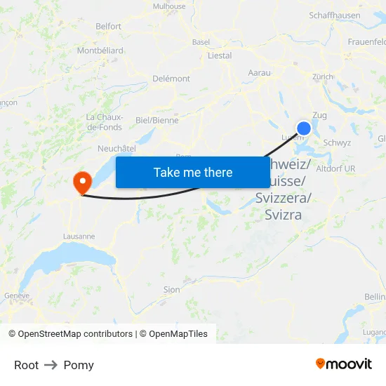 Root to Pomy map