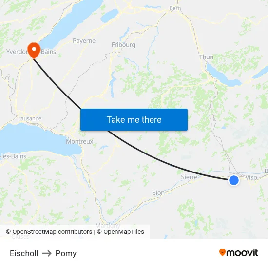 Eischoll to Pomy map