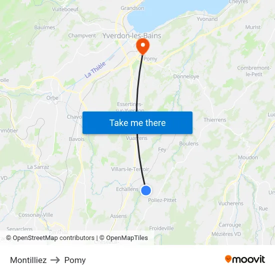 Montilliez to Pomy map