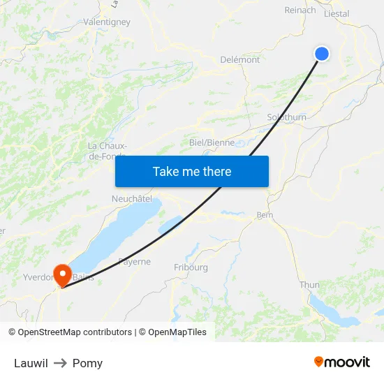 Lauwil to Pomy map