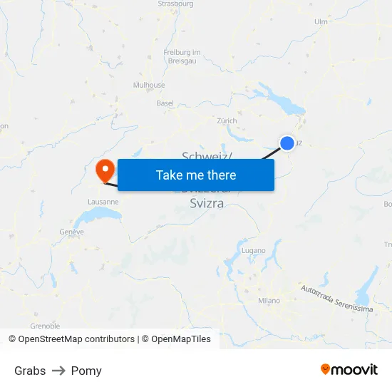 Grabs to Pomy map