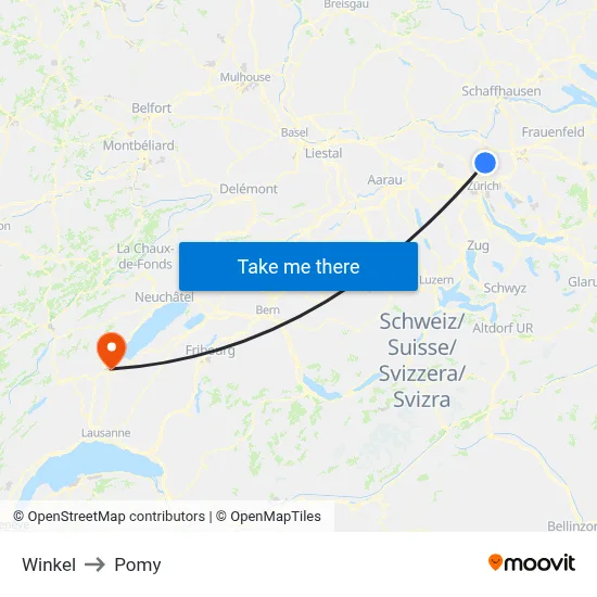 Winkel to Pomy map