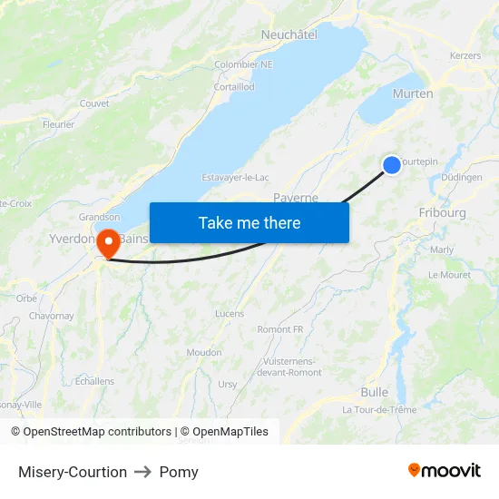 Misery-Courtion to Pomy map