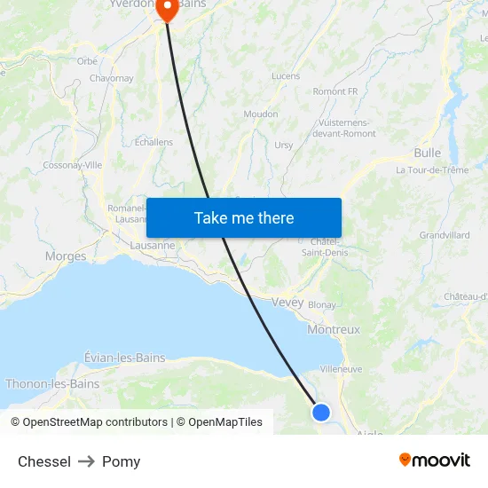 Chessel to Pomy map