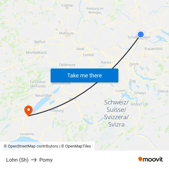 Lohn (Sh) to Pomy map