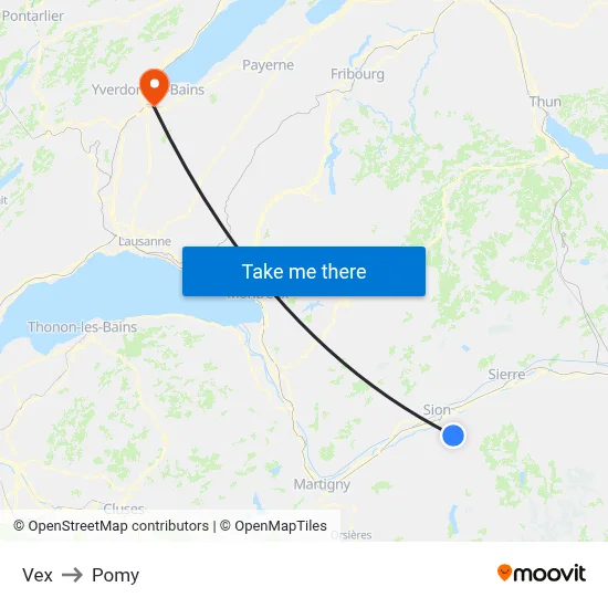 Vex to Pomy map