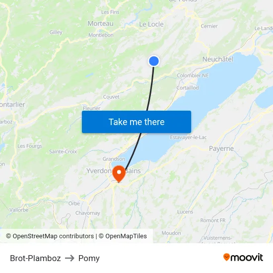 Brot-Plamboz to Pomy map